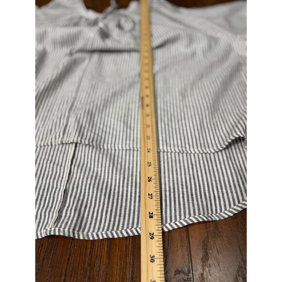NEW A New Day Top Women’s XL Blue White Striped 3/4 Sleeves Blouse Flowy Casual - Picture 8 of 9